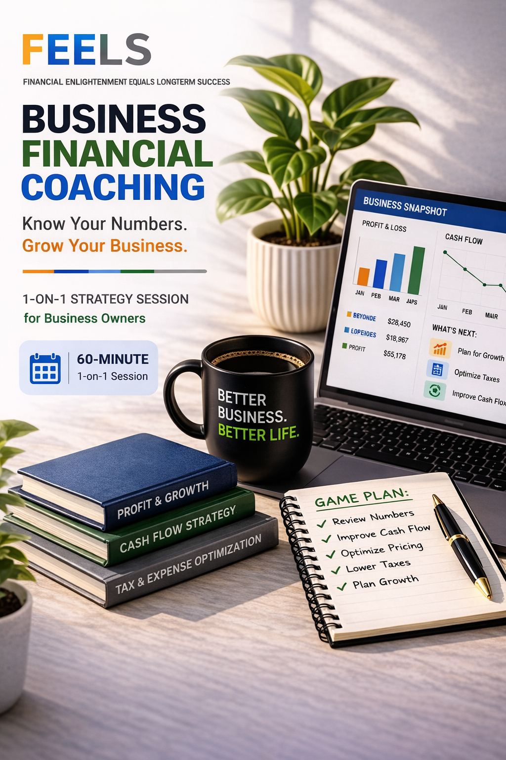 Business Financial Coaching: Business Profit & Cash Flow Coaching
