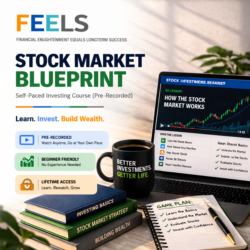 Stock Market Blueprint: Learn to Invest with Confidence (Self-Paced Course)