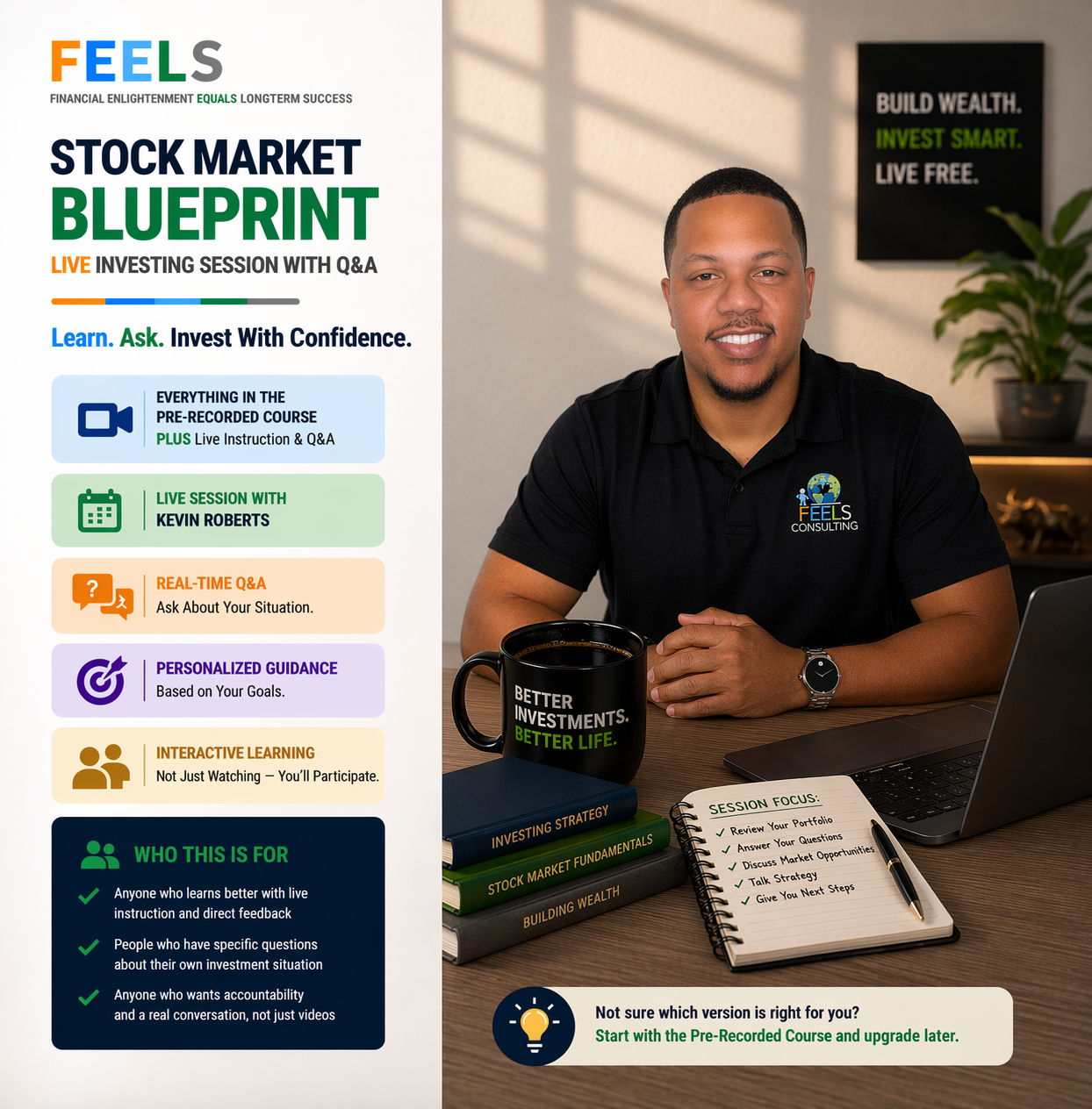 Stock Market Blueprint: Live Investing Strategy Session