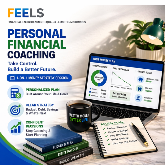 Personal Financial Coaching: 1-on-1 Money Strategy Session