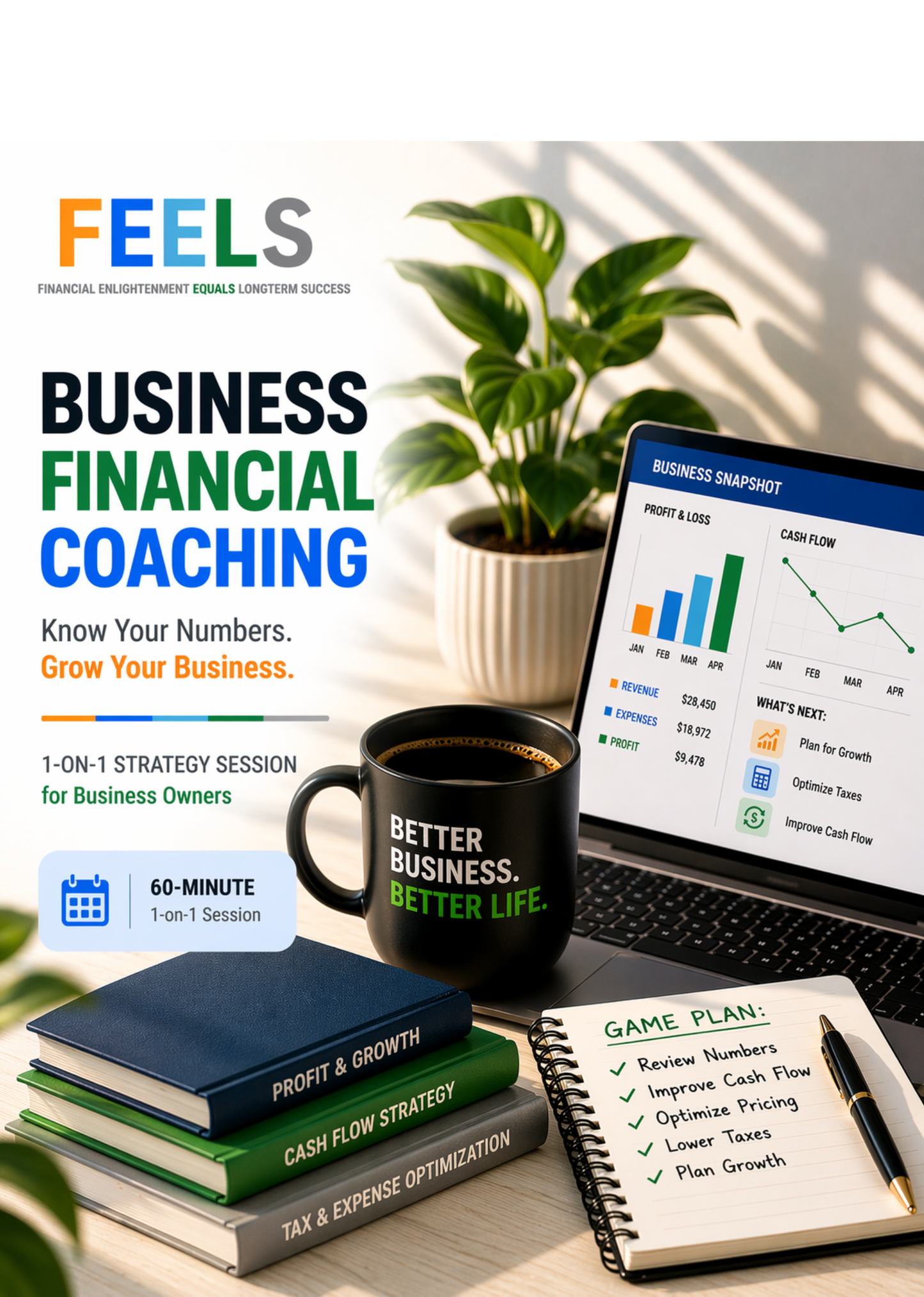 Business Financial Coaching: Business Profit & Cash Flow Coaching