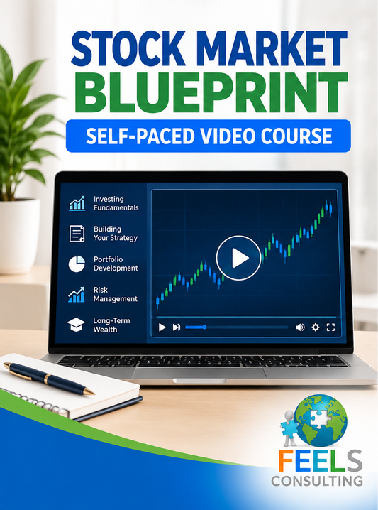 Stock Market Blueprint self-paced video course by FEELS Consulting