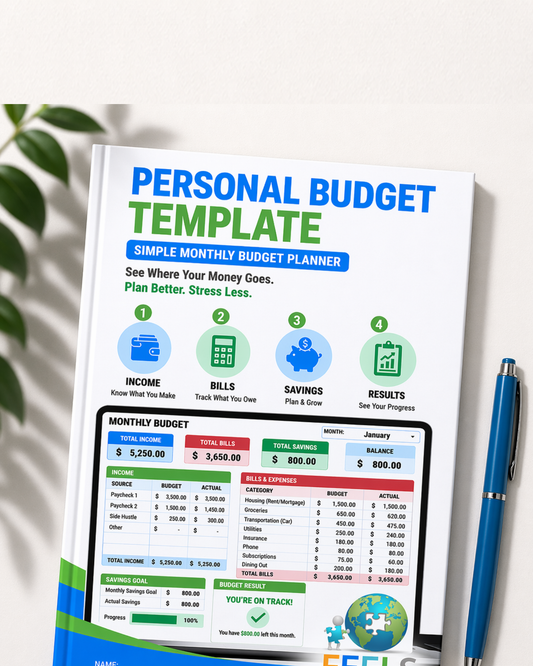 Personal Budget Template: Stop Wondering Where Your Money Goes