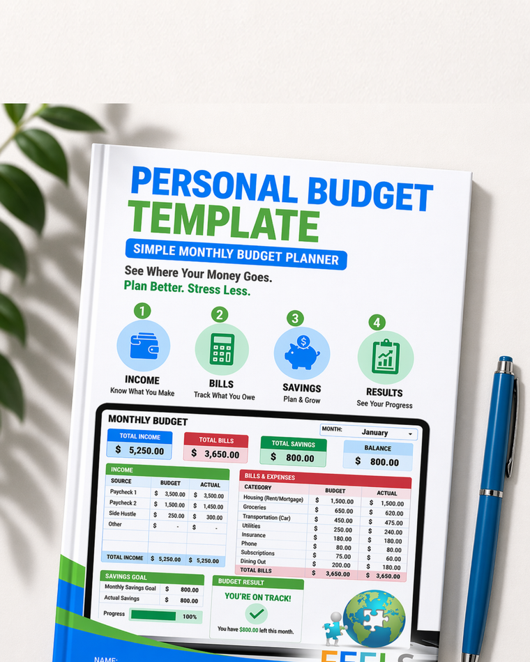Personal Budget Template: Stop Wondering Where Your Money Goes